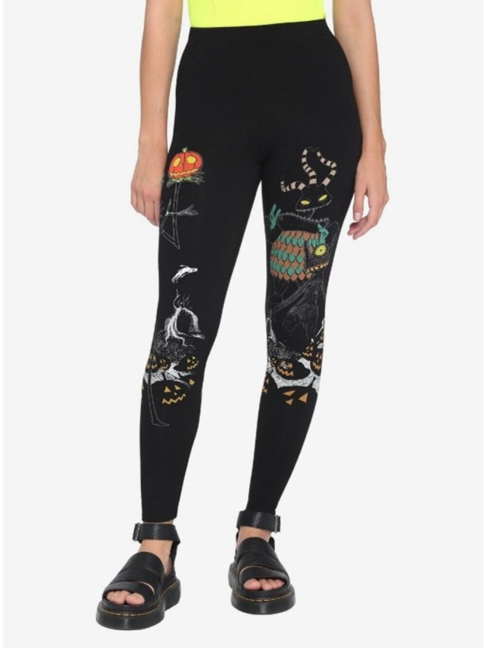 The Nightmare Before Christmas Jack Monster Leggings Medium